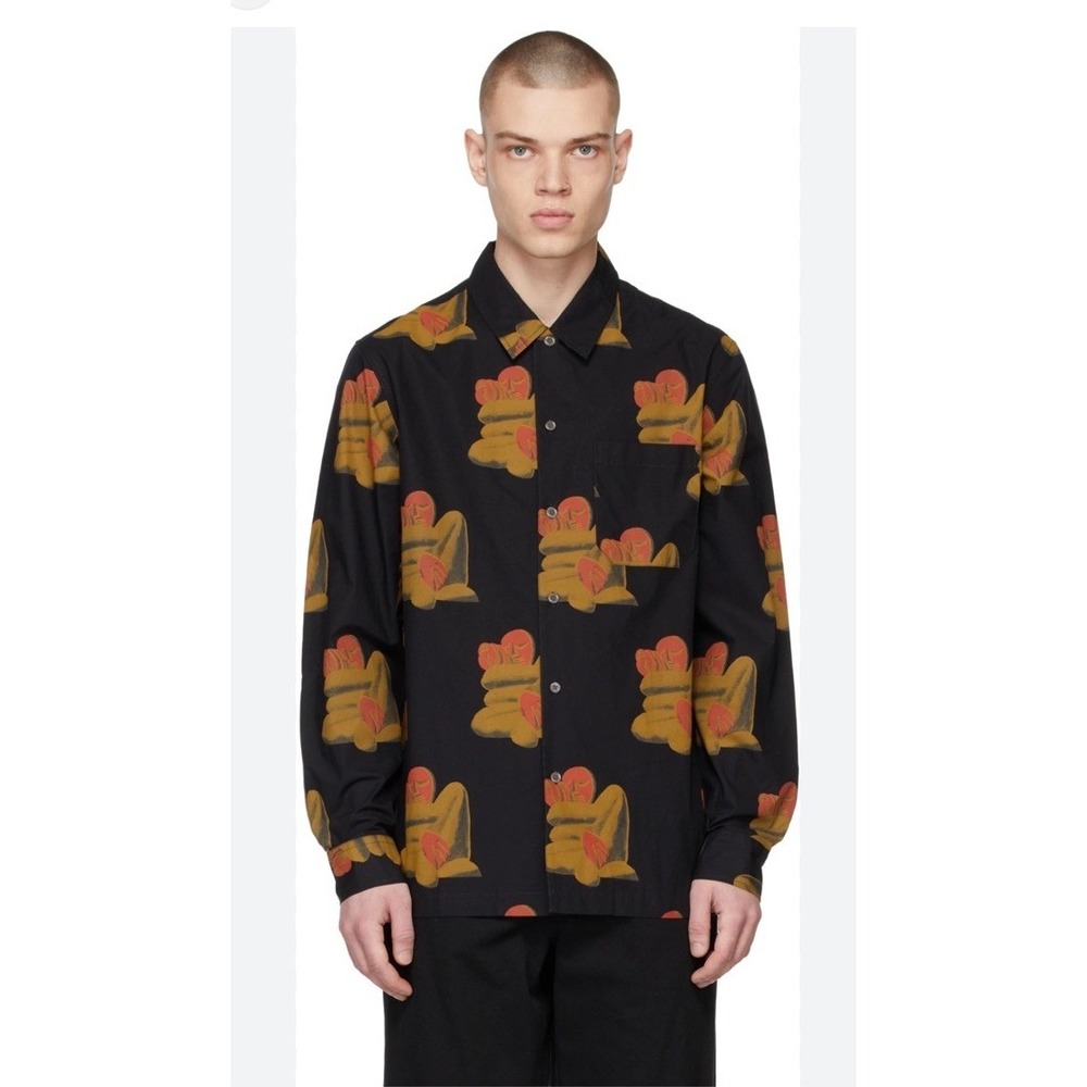 Wood Wood Jack Marshall David Shirt Street Fink Button Up Organic Art Limit Ed S